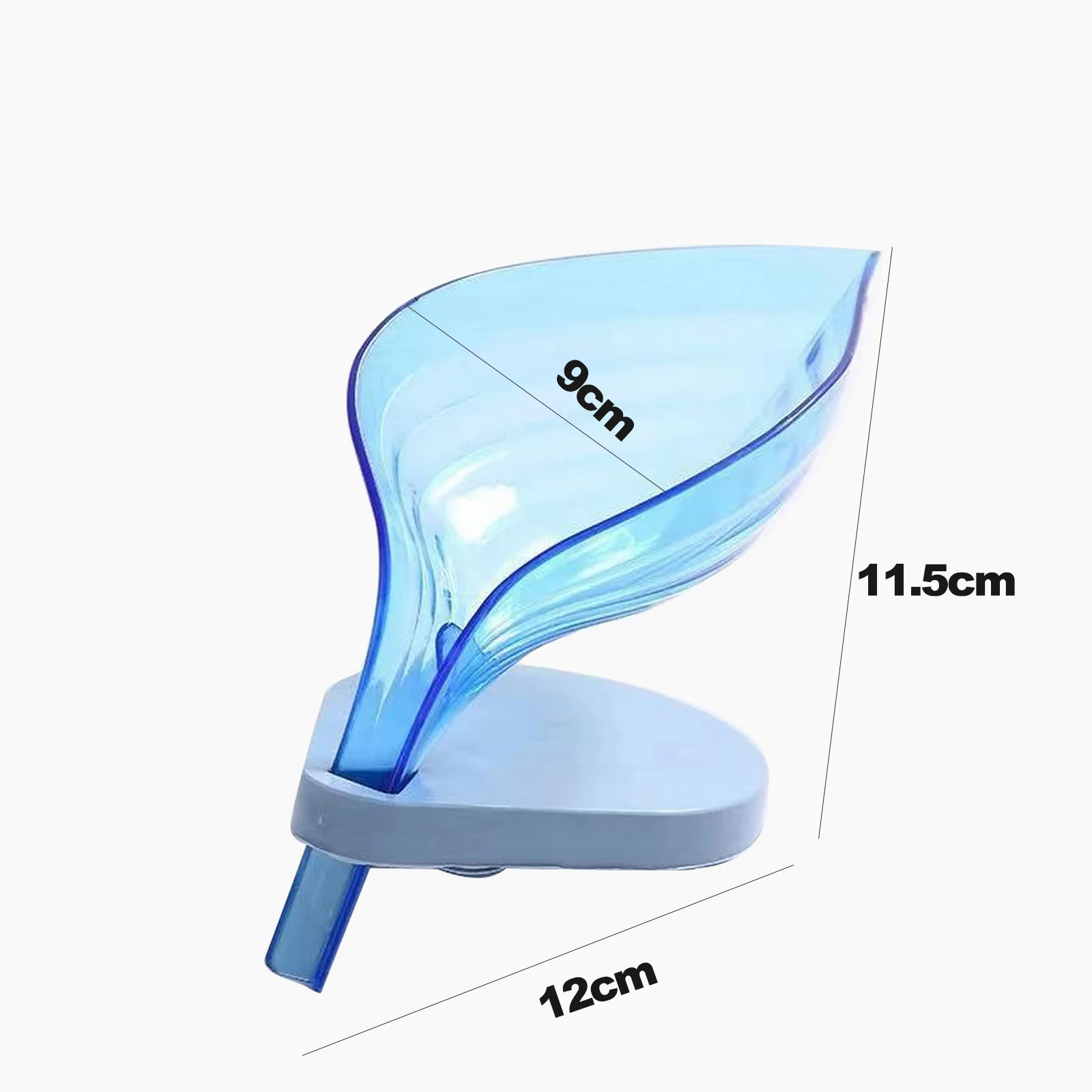 

Leaf Soap Holder with Suction Cups Box Brush Case Sink Sponge Drain Rack Kitchen Holder Bathroom Gadgets No Punching