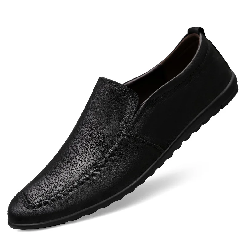 

Comfortable Men Oxfords Leather Shoes Formal Dress Men Flats Loafers Slip on Moccasins Casual Driving Shoes Boat Shoes