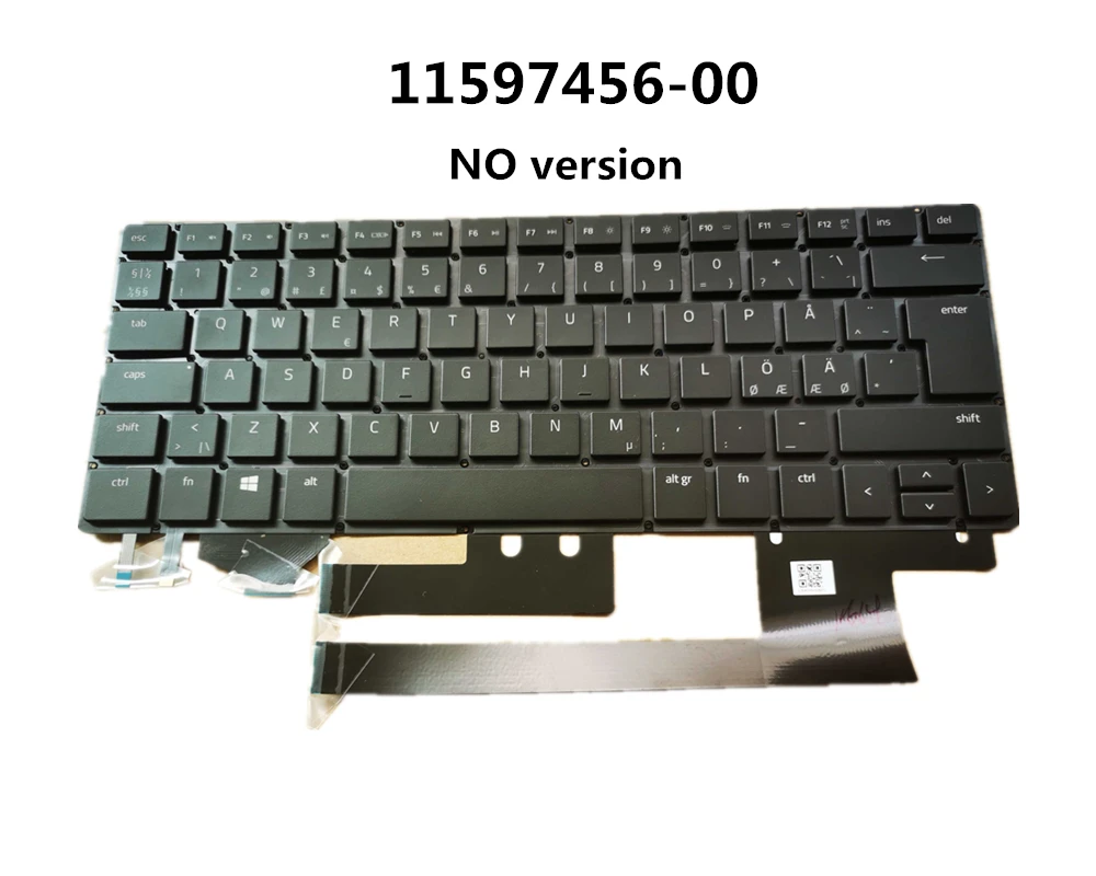 Новый ноутбук US/UK/EU/DE/NO/FR Клавиатура с подсветкой для Razer Blade Stealth 13 RZ09-0168-0195-0196-0239