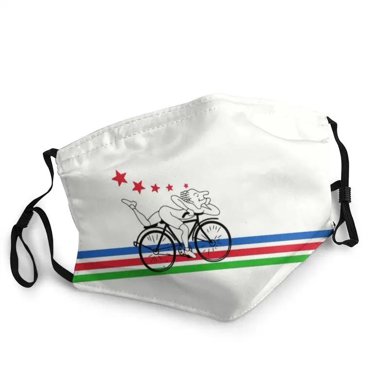 

Albert Hofmann LSD Bicycle Day Non-Disposable Mouth Face Mask Adult Mask Anti Dust Haze Protection Cover Respirator Mouth Muffle