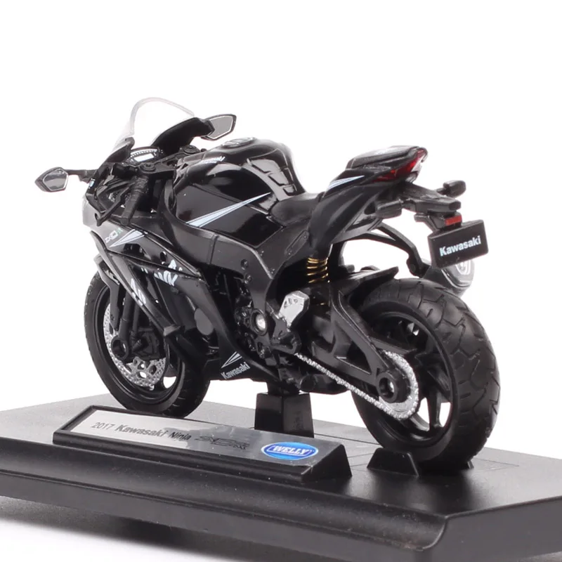 1:18 Масштаб Welly мини Kawasaki 2017 ниндзя ZX10-RR для мотокросса езды на мотоцикле