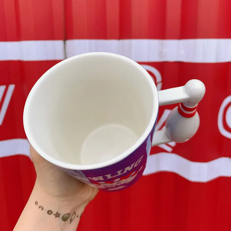 1 шт. новые творческие 350 мл боулинг ручка Кофе воды Чай кружка утро молоко