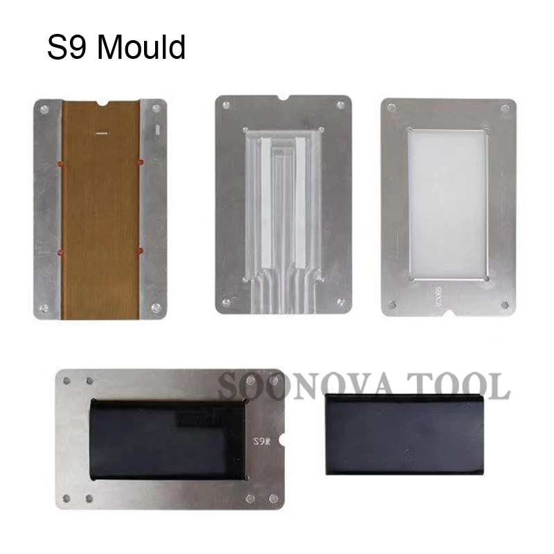 S9 Samsung S6+, S7, S8, S8+, S9, S9+ ламинированный коврик OCA формы lcd край стекла ремонт формы и формы основания для HZ мат ламинатор машина - Цвет: S9