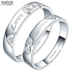 Кольцо мужскоеженское из серебра 925 пробы, регулируемое