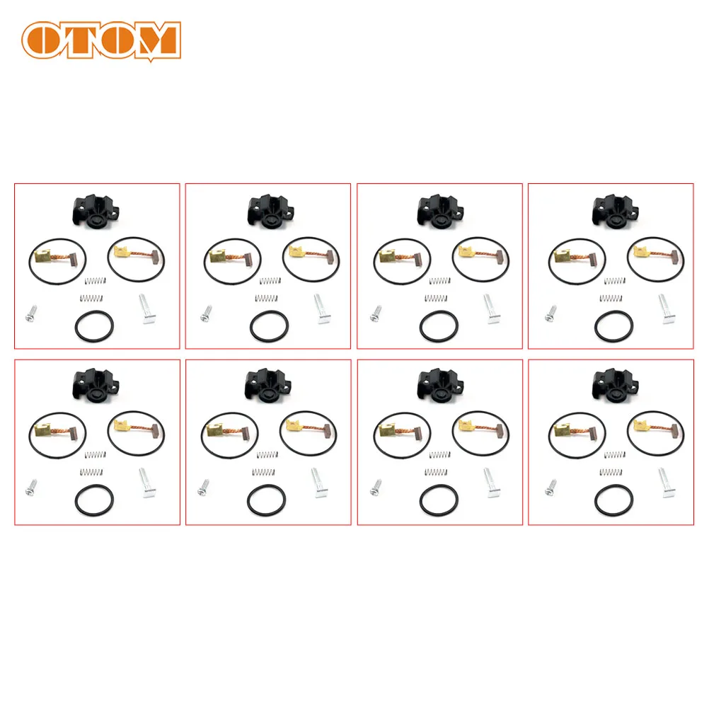 Ремкомплект угольной щетки стартера мотоцикла OTOM 79240001000   Для KTM EXC-F HUSQVARNA FE E-STARTER CPL. Детали двигателя 0,5KWQ