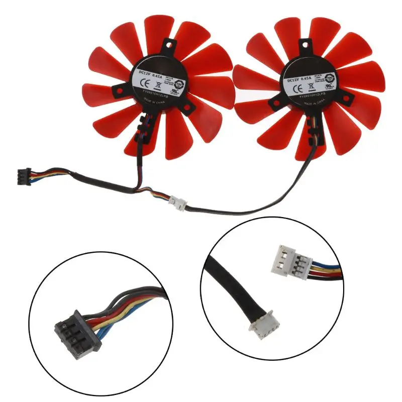 FY09010H12LPB Сервер охлаждающий вентилятор DC 12V 0.45A 4pin Графика карты кулер