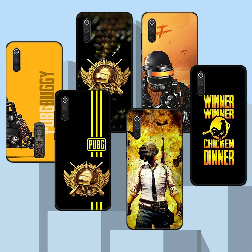 

PUBG Winner Chicken Dinner Black Phone Case For Xiaomi Redmi Note 10 Pro 10S 9S 8T 7 8 9 9A 9C 8A 7A 6A 5 6 S2 K20 Casing Cover