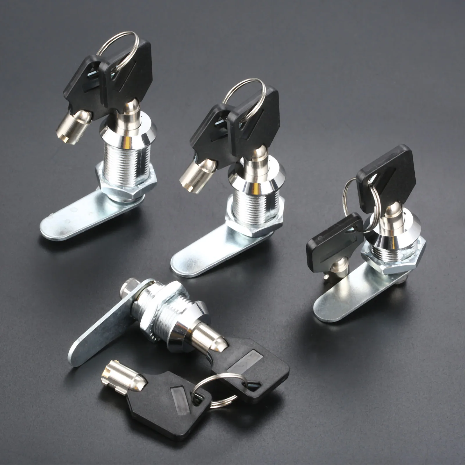 1Pc Zinc Alloy MS409 Furniture Drawer Tubular Cam Locks for Door Mailbox Cabinet Cupboard &amp 2 Keys 1 Locking Plate 16/20/25/30mm |