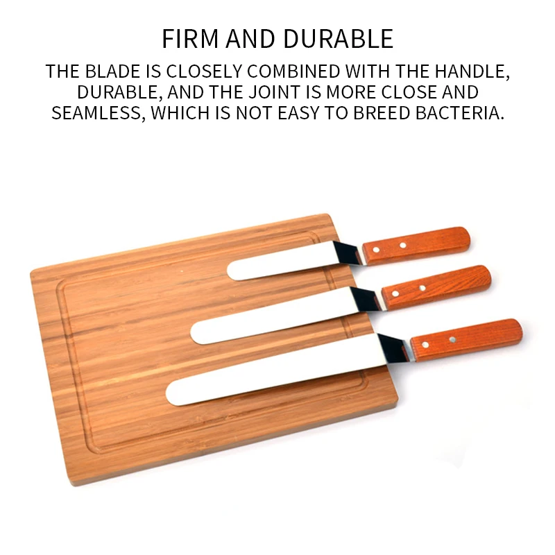 4/6/8/10 дюймов Нержавеющая сталь торт скребок Шпатель соблазнительный крем масло