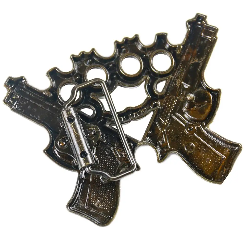 Двойная бронзовая пряжка для ремня Мужчин Ювелирные изделия пряжки костяшек