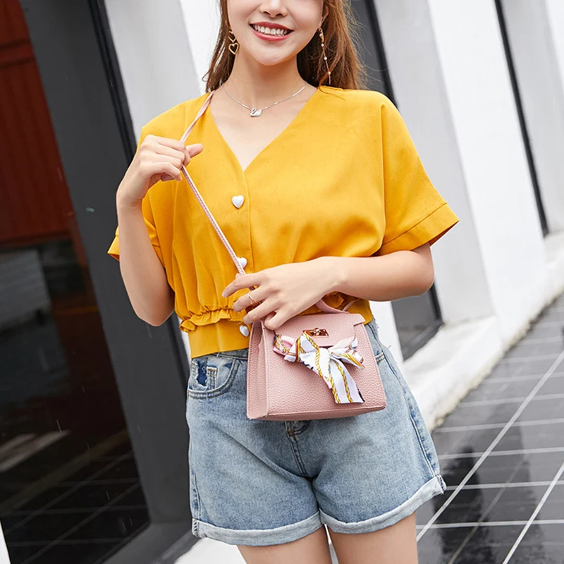 

Women Shoulder Crossbody Bag PU Leather Fashion for Mobile Phone Keys Money New