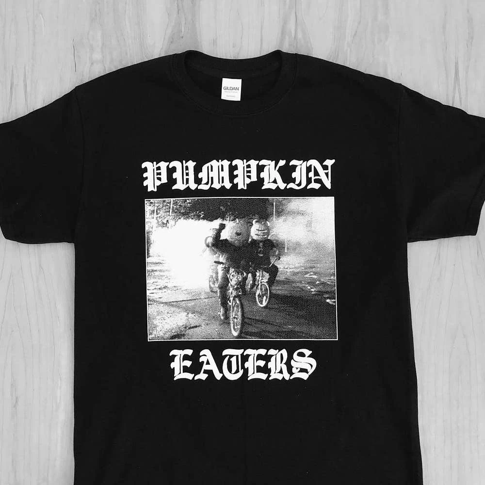 Металлическая футболка с изображением тыквы питейпера |