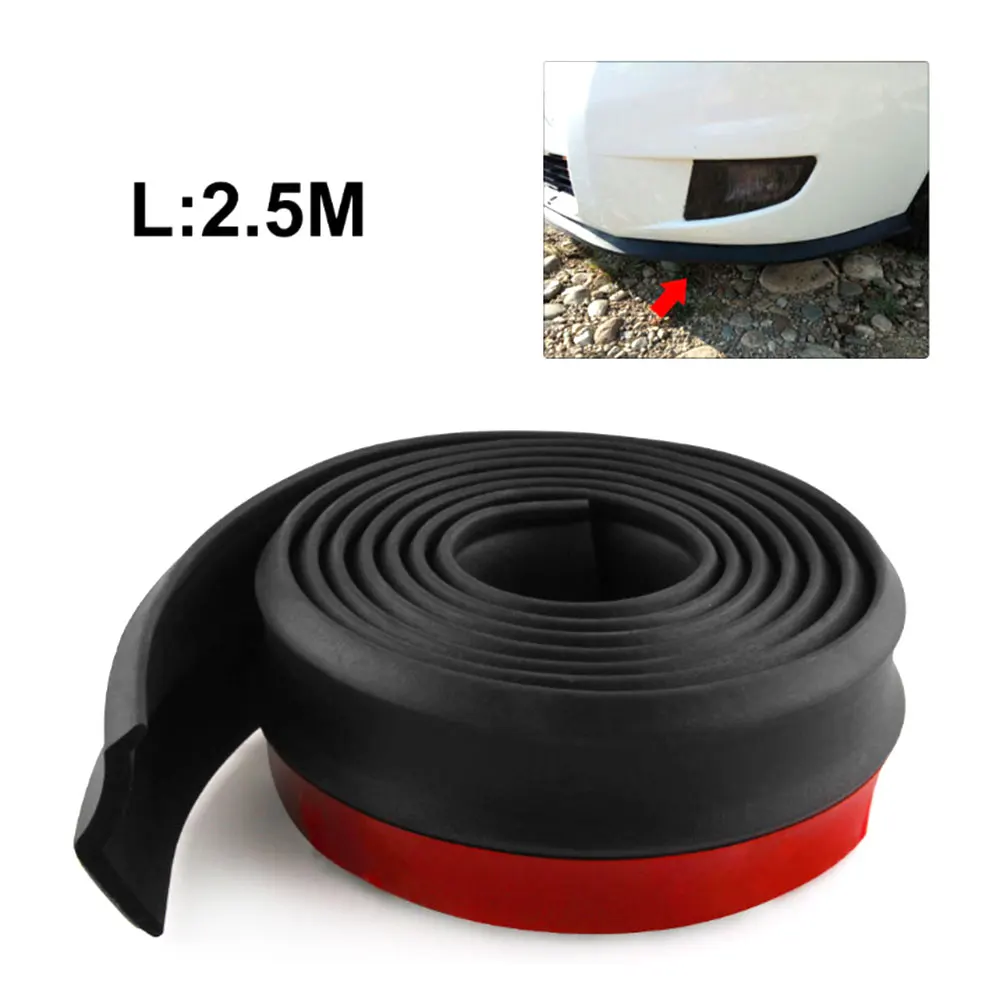 2 5 м Универсальный Автомобильный резиновый протектор для юбки губ бампер бампера