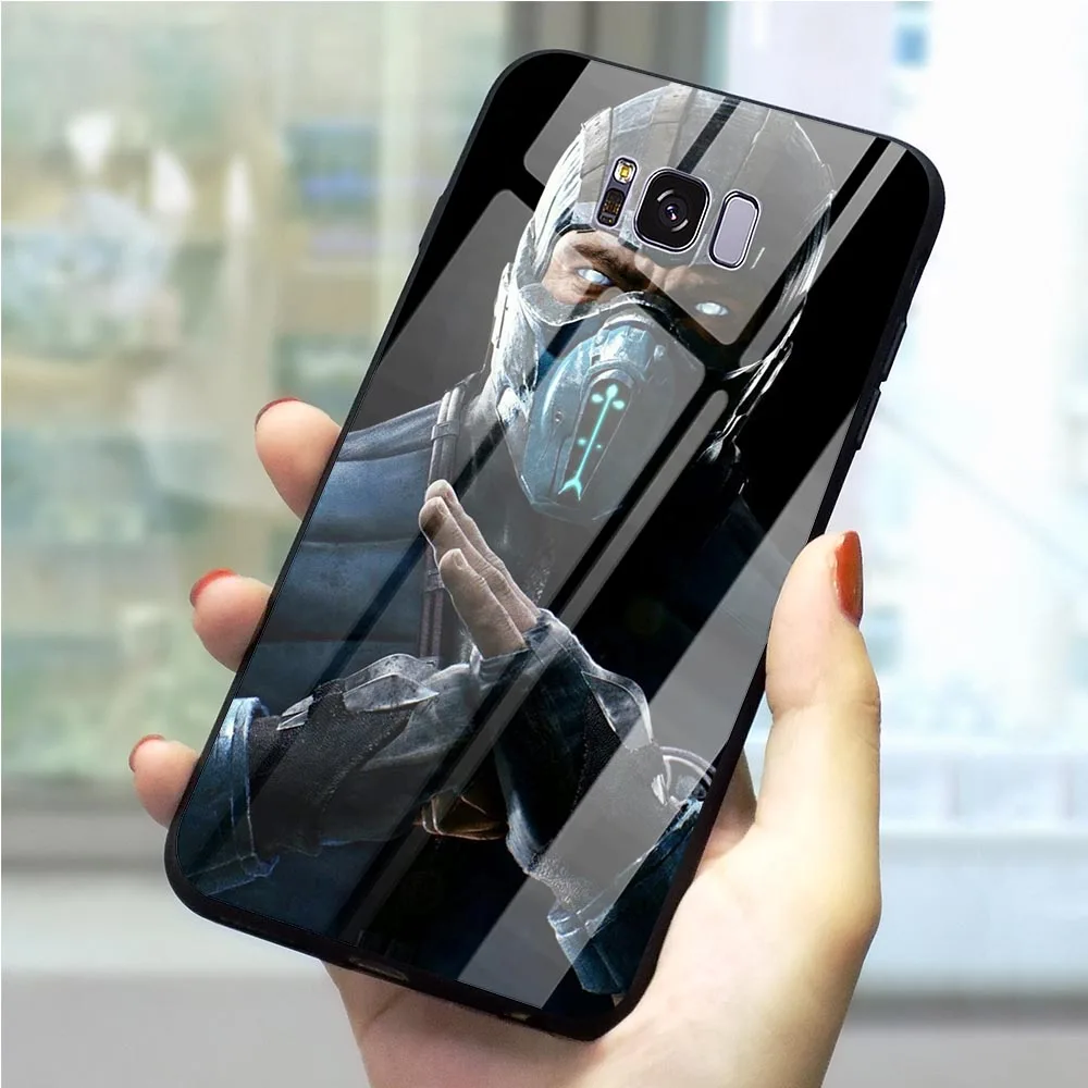 Чехол для Samsung Galaxy S10 A70 A60 M40 A50 A40 A20 A30 A10 S7 Edge S8 S9 Plus из закаленного стекла|Бамперы| |