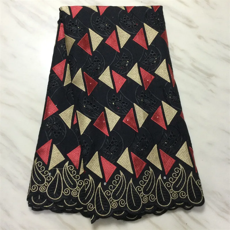 

5 Y Swiss lace fabric 2021 heavy beaded embroidery African lace fabrics 100% cotton fabric Swiss voile lace in Switzerland PL694