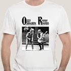 Футболка с рисунком Рэнди роадс осзи Осборна-постер V9, белая жесткая рок, все размеры S...5Xl