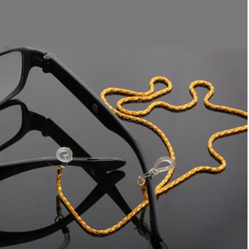 

60CM Sliver White Gold Black Reading Glasses Spectacles Sunglasses Eyewear Eyeglass Chain Neck Cord Strap Rope