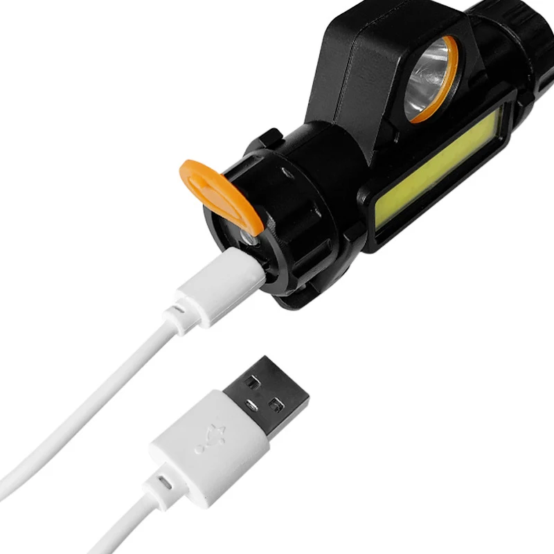 Быстрая доставка! Налобный фонарь компактный светодиодный с зарядкой от USB |