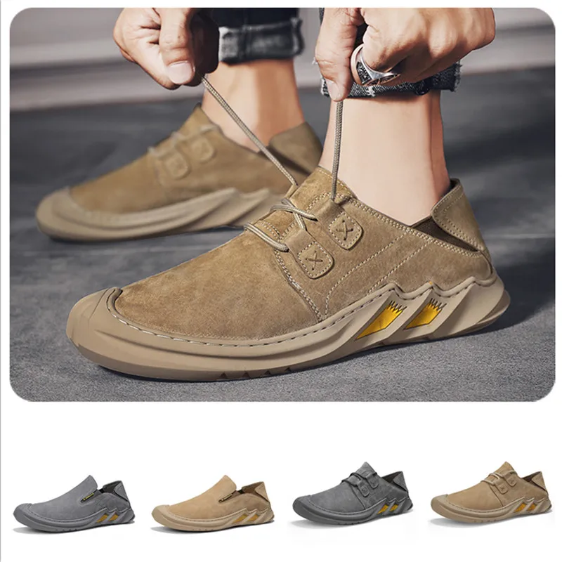 

Мужские классические мокасины из натуральной кожи, на шнуровке