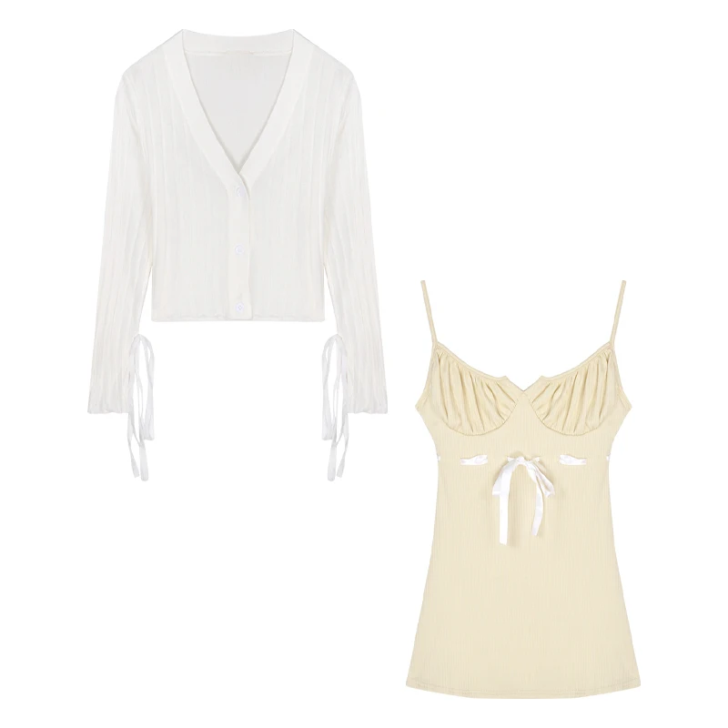 

Lace Pink yellow Girl's Cute Sexy Dress Waist Hugging Slimming French Dress Summer 2021 New Style Temperament Dress