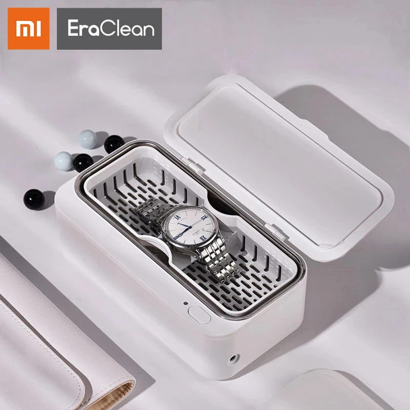 

Xiaomi EraClean Ultrasonic Jewelry Cleaner Bath for Watches Contact Lens Glasses Denture Teeth Electric Razor Brush Cleaner