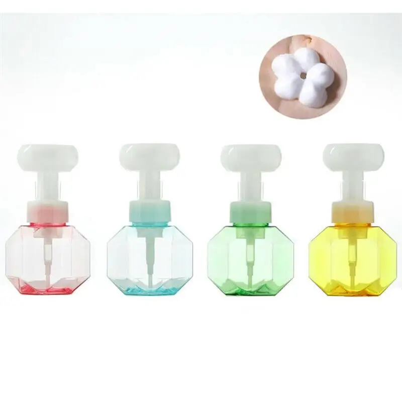 

Plastic Foam Pump Bottle Flower-Shaped Kettles Separate Bottling Hand Soap Dispenser Homemade Liquid Soap Empty Kettle