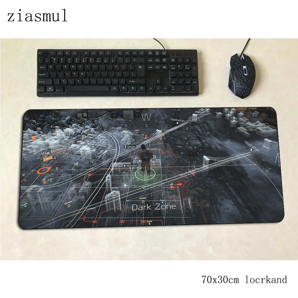 Тома Клэнси Отдел коврик для мыши 70x30 см игровой Натуральный каучук офисный