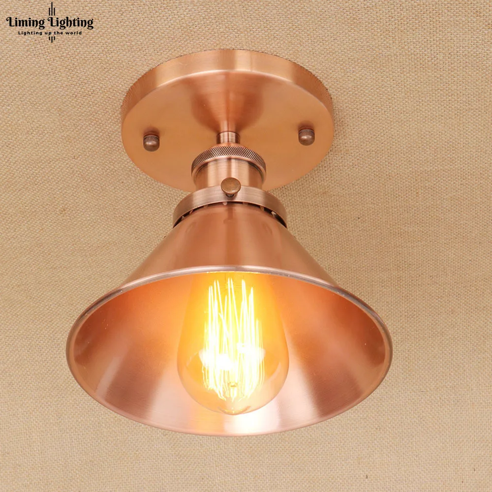 Лофт винтажные потолочные светильники Lamparas De Techo Lustre Luminaria Abajur комнатная потолочная лампа освещение Промышленное освещение для гостиной