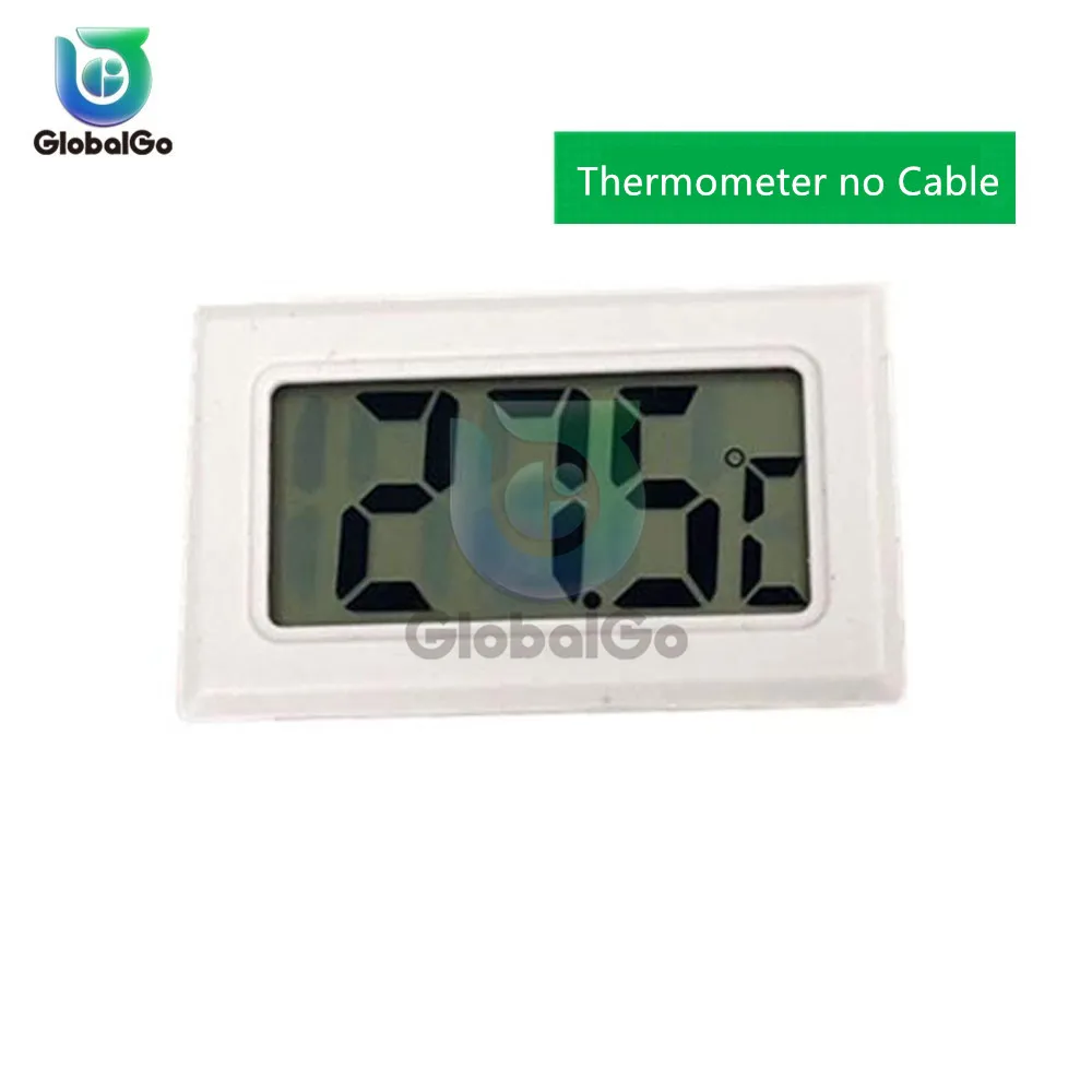 Thermometer Мини ЖК-цифровой измеритель температуры и влажности для помещений и улицы, термометр-гигрометр, датчик температуры, дисплей, домашний морозильник - Цвет: Thermometer