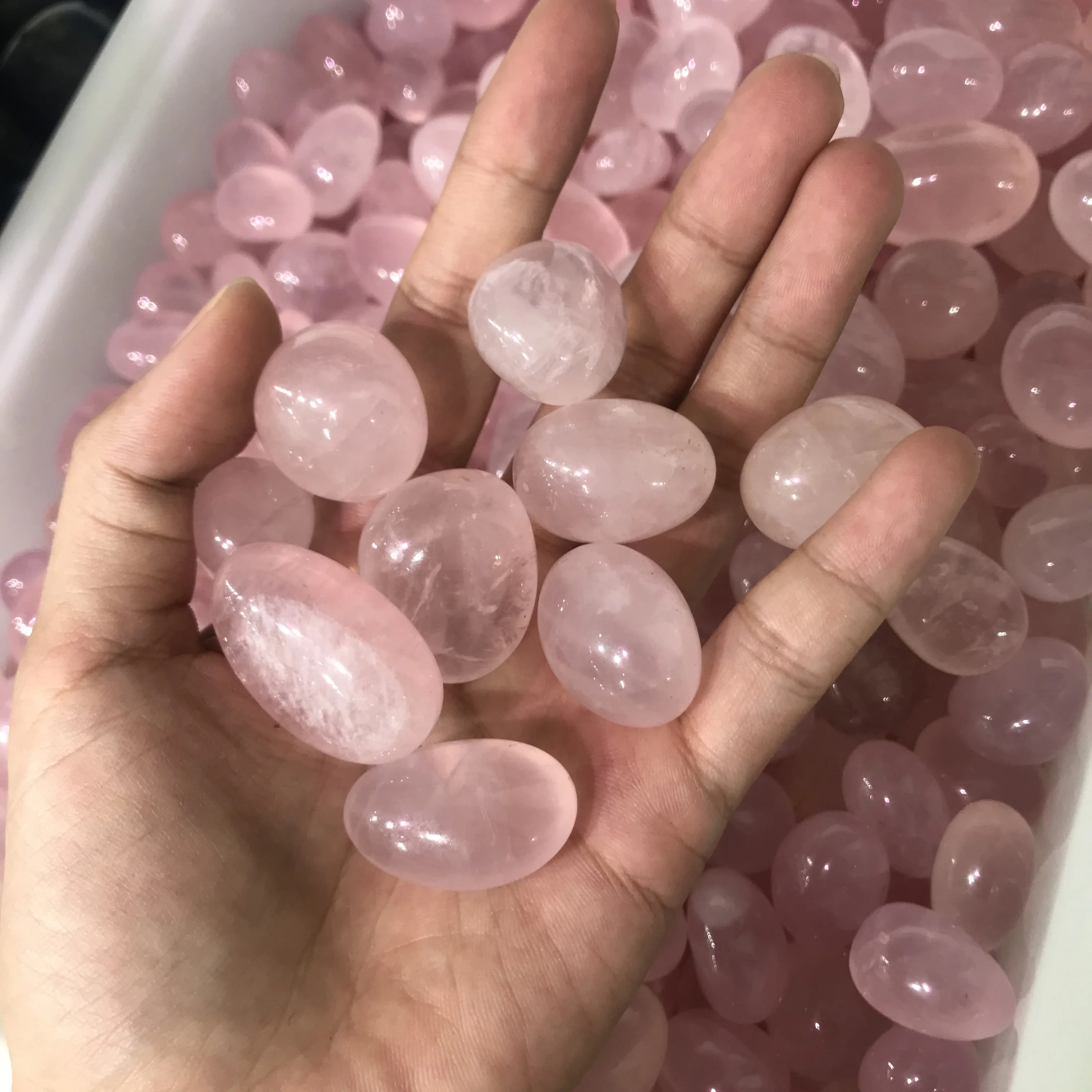 

100 г Натуральная роза кварцевая галька кварцевый кристалл камень с лечебным действием, образцы для чакры исцеления домашнего украшения акв...