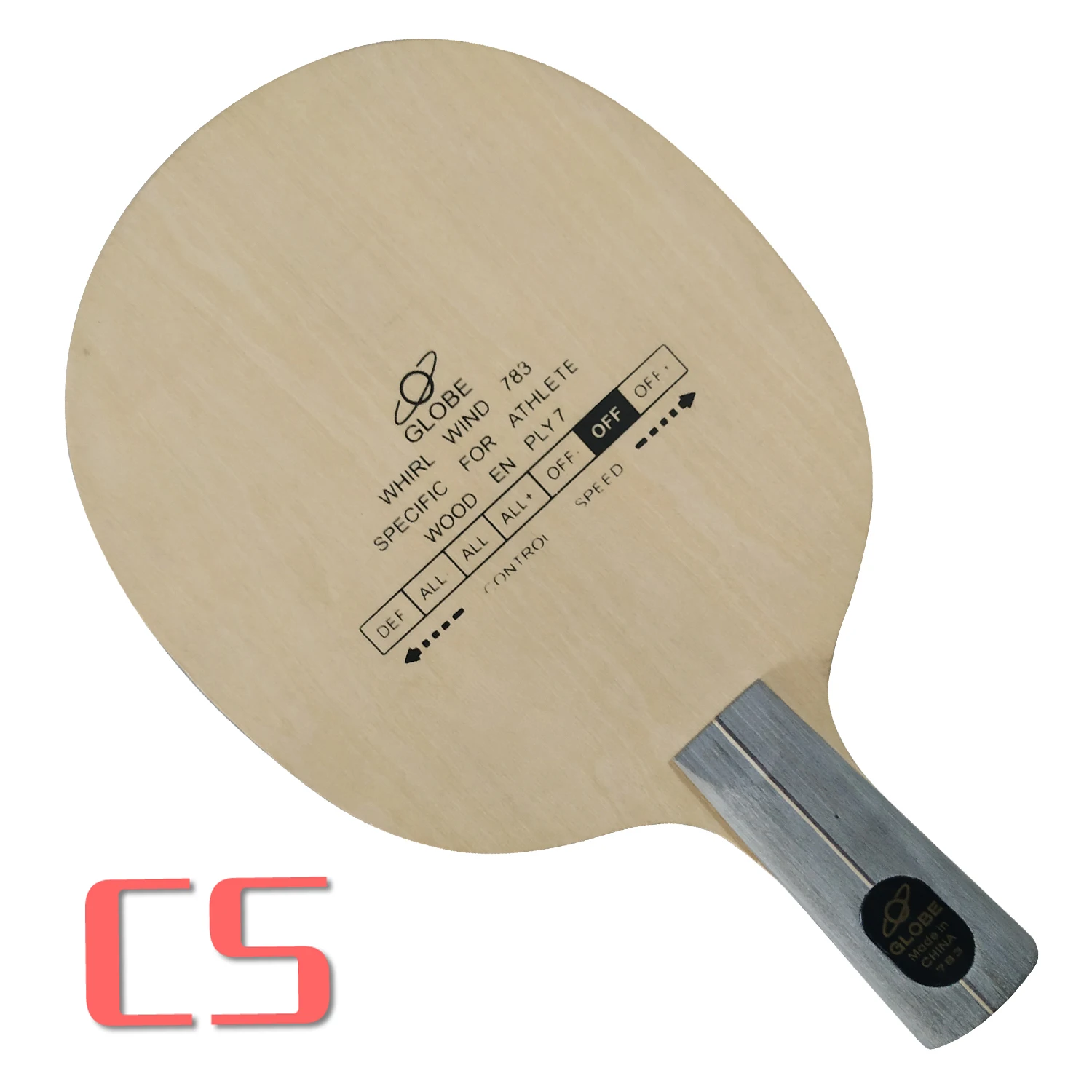 CS short handle Глобус Вихрь Ветер 783 настольный теннис пинг понг лезвие - Цвет: CS short handle