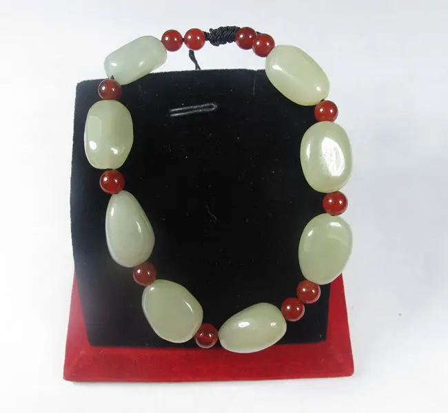 Подлинные натуральные товары Синьцзян и тиану браслет из необработанного камня