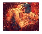 Безрамное живопись by numbers картины по номерам paint by number for home decor для гостиной 4050 глубокий поцелуй