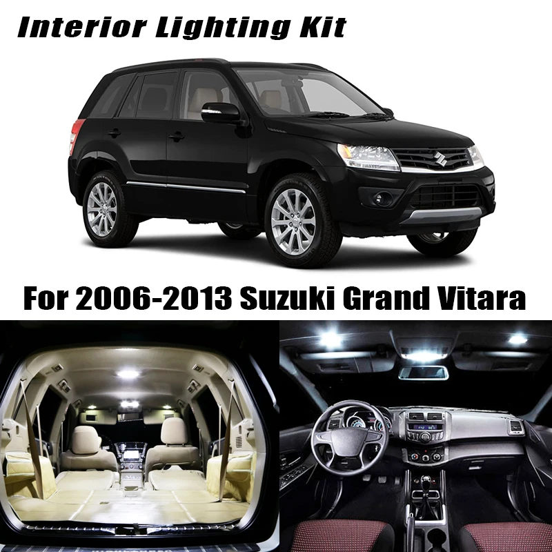 12 шт. Ксеноновые белые Автомобильные светодиодные светильник менные лампы в