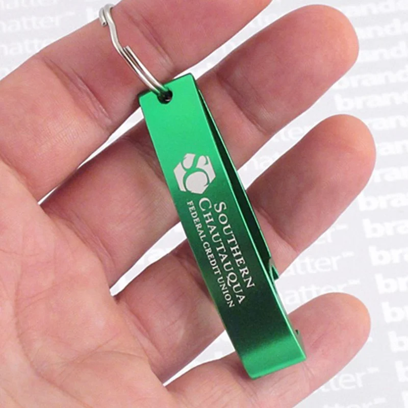 200 шт./лот рекламные товары металлические алюминиевые Брелоки для ключей с