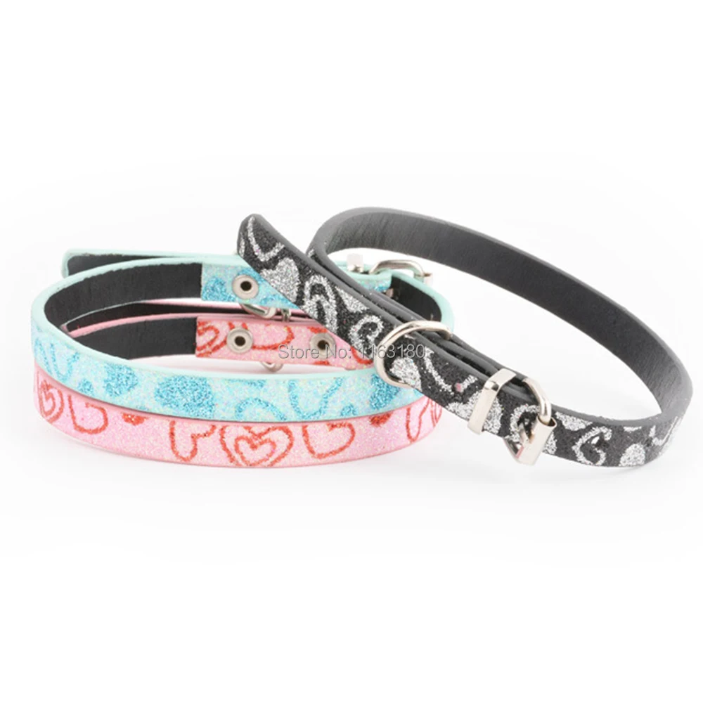 36 шт./лот ошейник для собак и кошек из искусственной кожи котят ошейники щенков