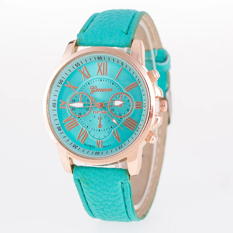 

Casual Leather Bracelet Watch Women's Fashion White Women's Lobby
