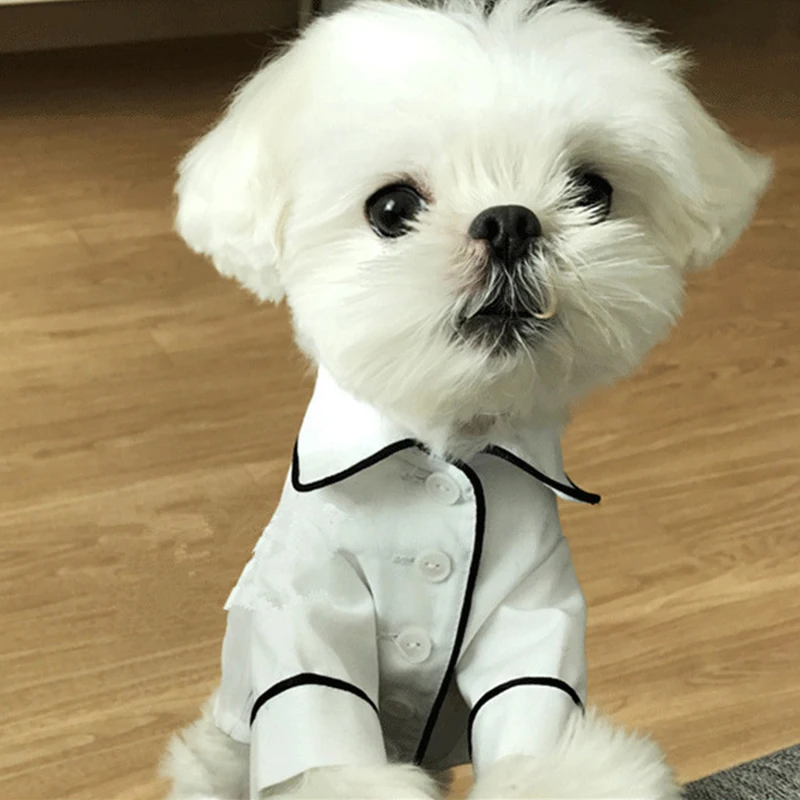 Уютная пижама для собак зимний комбинезон животных одежда маленьких средних