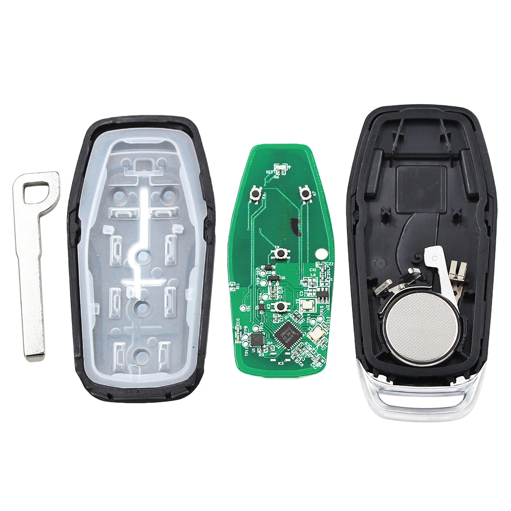 Дистанционный умный Автомобильный ключ 434 МГц с чипом ID49 Fob 4 кнопки для Ford Mustang 2015