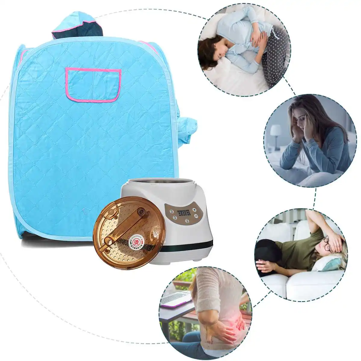 3L сауна-палатка для ванной кабина сауны Портативный наборы Похудение Детокс