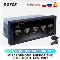 dovox 1 din car android multimedia player 6 9 inch touch screen bluetooth autoradio stereo video gps wifi universal 1din