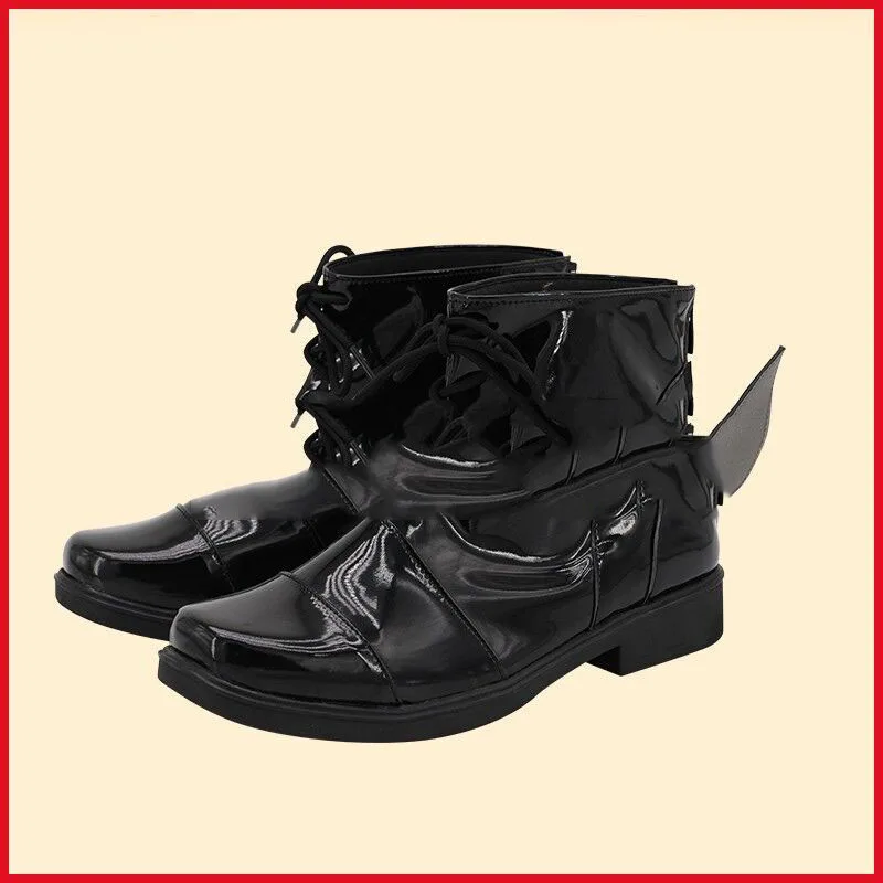 Кожаная обувь Цвет Черный Карнавальный костюм на Хэллоуин вечерние для мужчин и