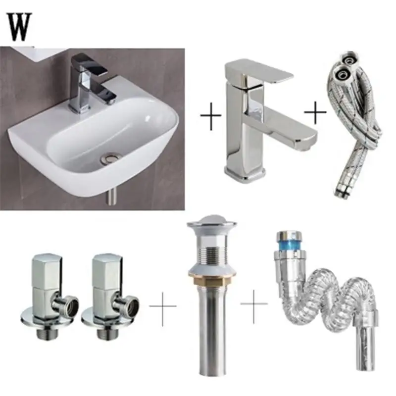 Version L Waschbecken Para Pia Black Fregadero Salle De Bain Lavabo Bagno чаша Wastafel Evier Cuba Banheiro Ванная раковина умывальник - Цвет: Version L