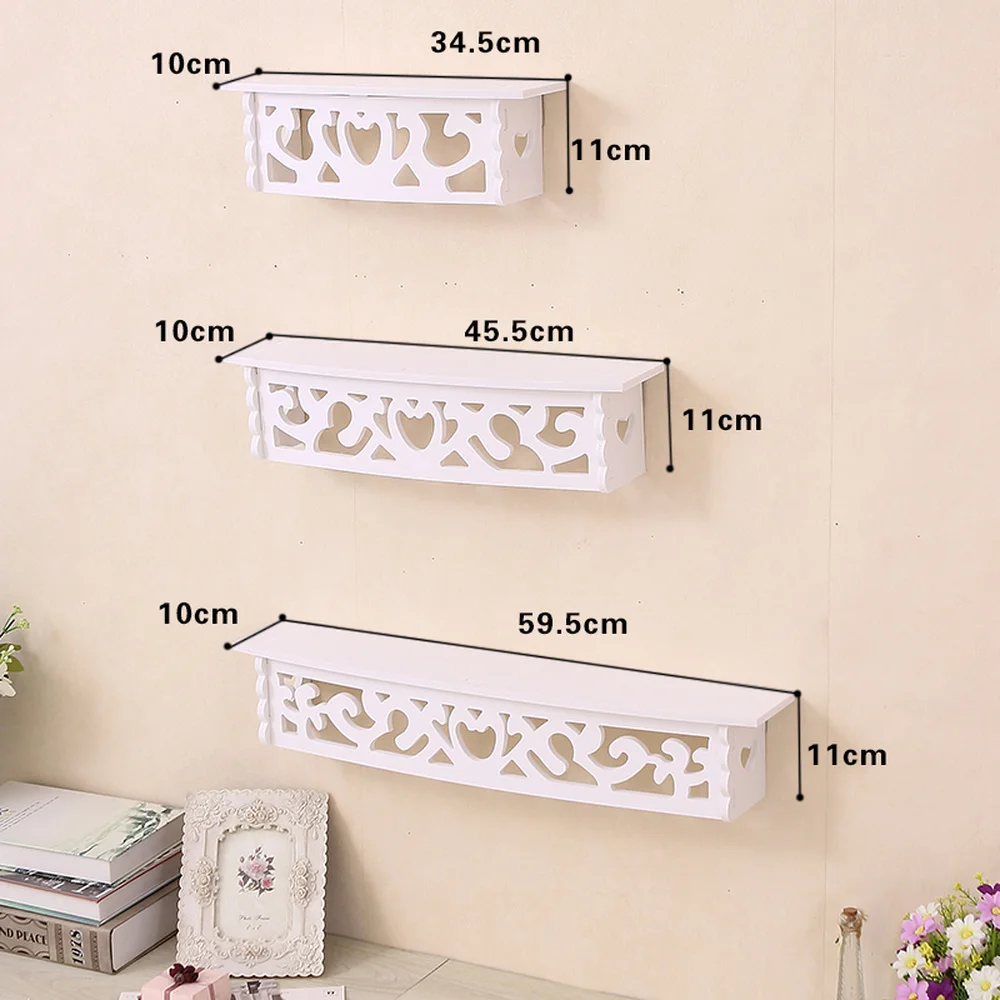 Креативная внутренняя настенная полка в скандинавском стиле для гостиной