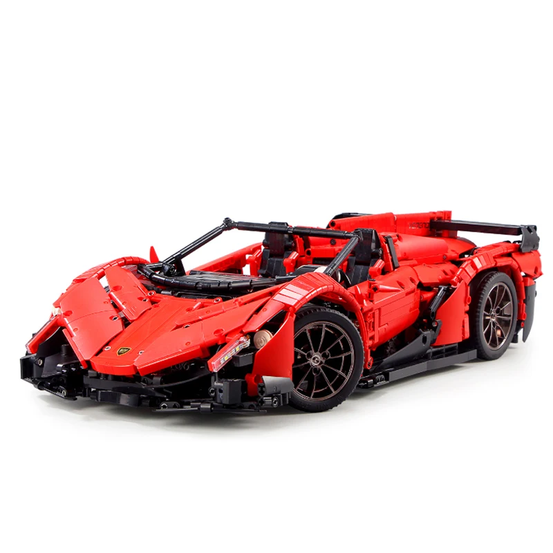 20091 мс технические Lamborghinied RC автомобиль MOC 10559 Veneno Roadster с мотором Функция модель