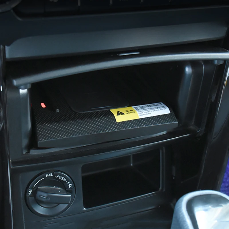 15w car qi wireless charger mobile phone charger fast charger charging plate accessories for toyota prado 2010 2020 for iphone free global shipping