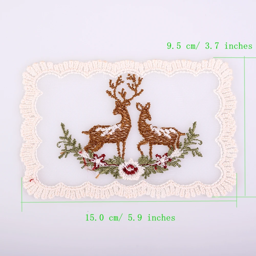 Cusack 3 шт. вышитая кружевная Аппликация отделка для костюмов домашний текстиль