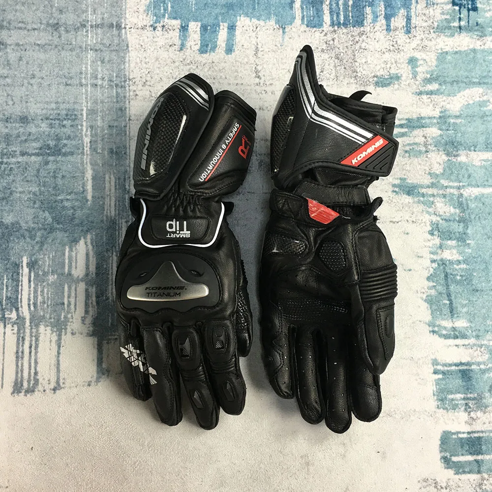 Мотоциклетные Перчатки GK169 локомотив из титанового сплава длинные перчатки для