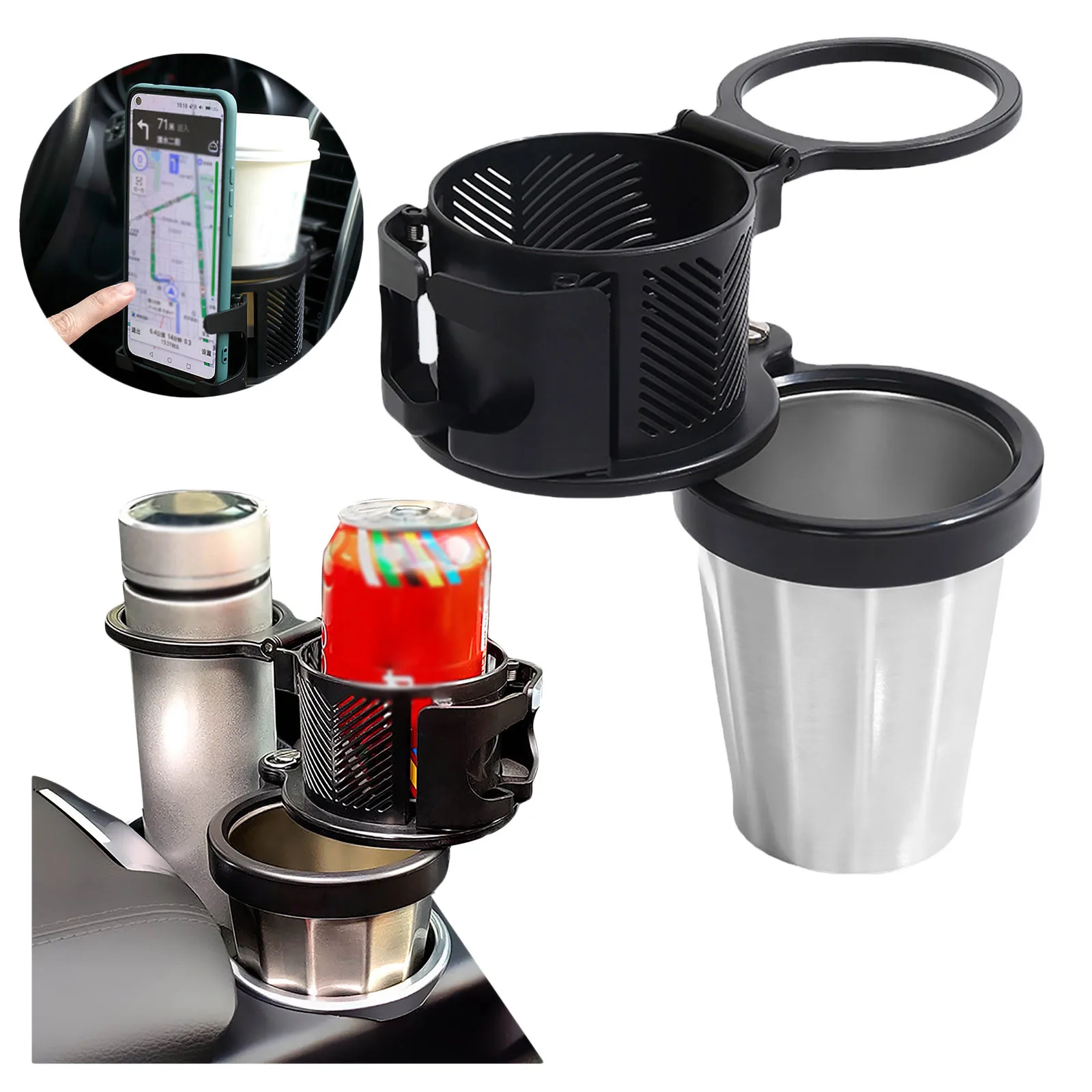 

Автомобильный держатель для стакана с вращением на 360 градусов