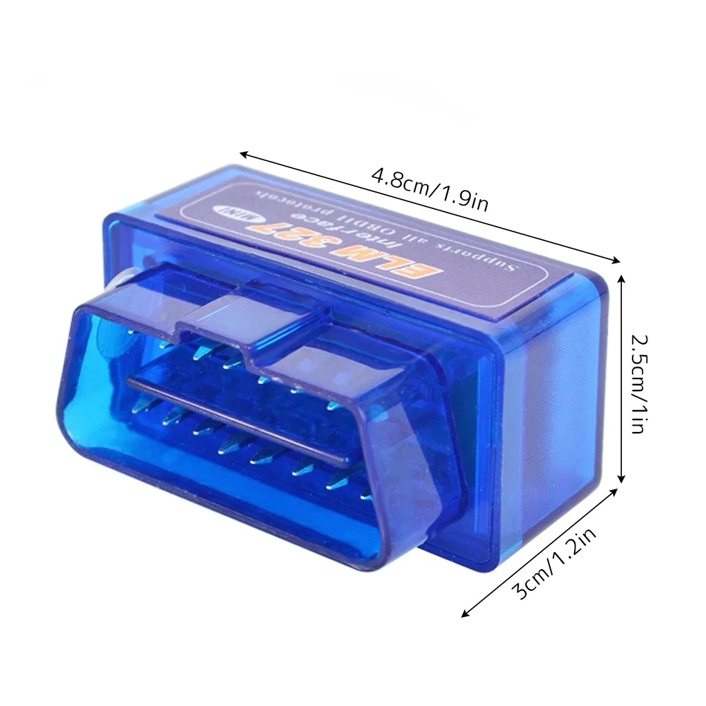 Топ OBD V2.1 V1.5 Мини ELM327 OBD2 Bluetooth Автомобильный сканер OBDII 2 автомобильный тестер ELM 327